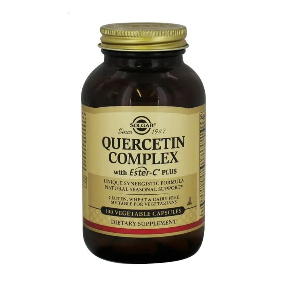 Комплекс із кверцетином Solgar Quercetin Complex with Ester-C Plus, 100 капсул