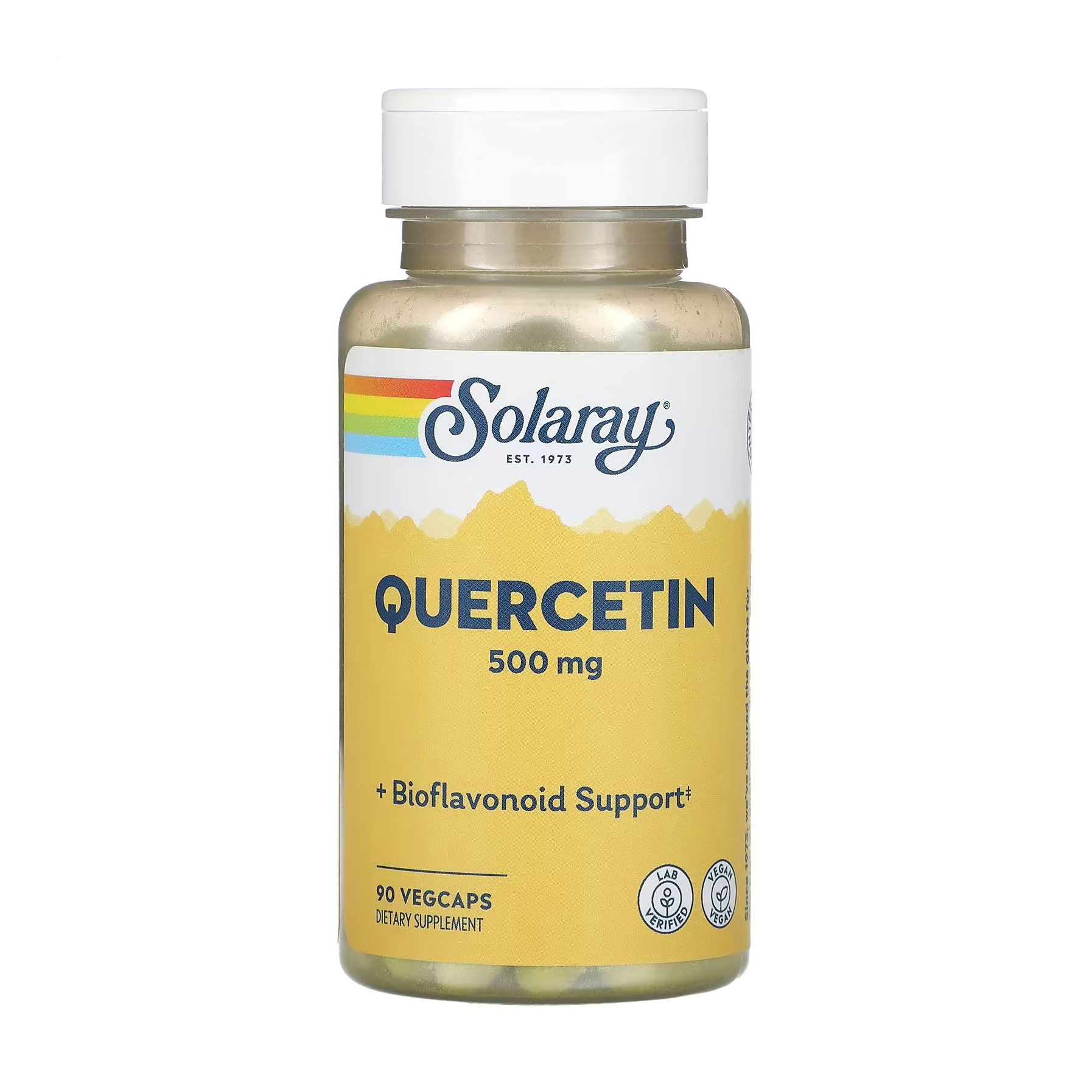 Кверцетин Solaray Quercetin 500 мг, 90 капсул
